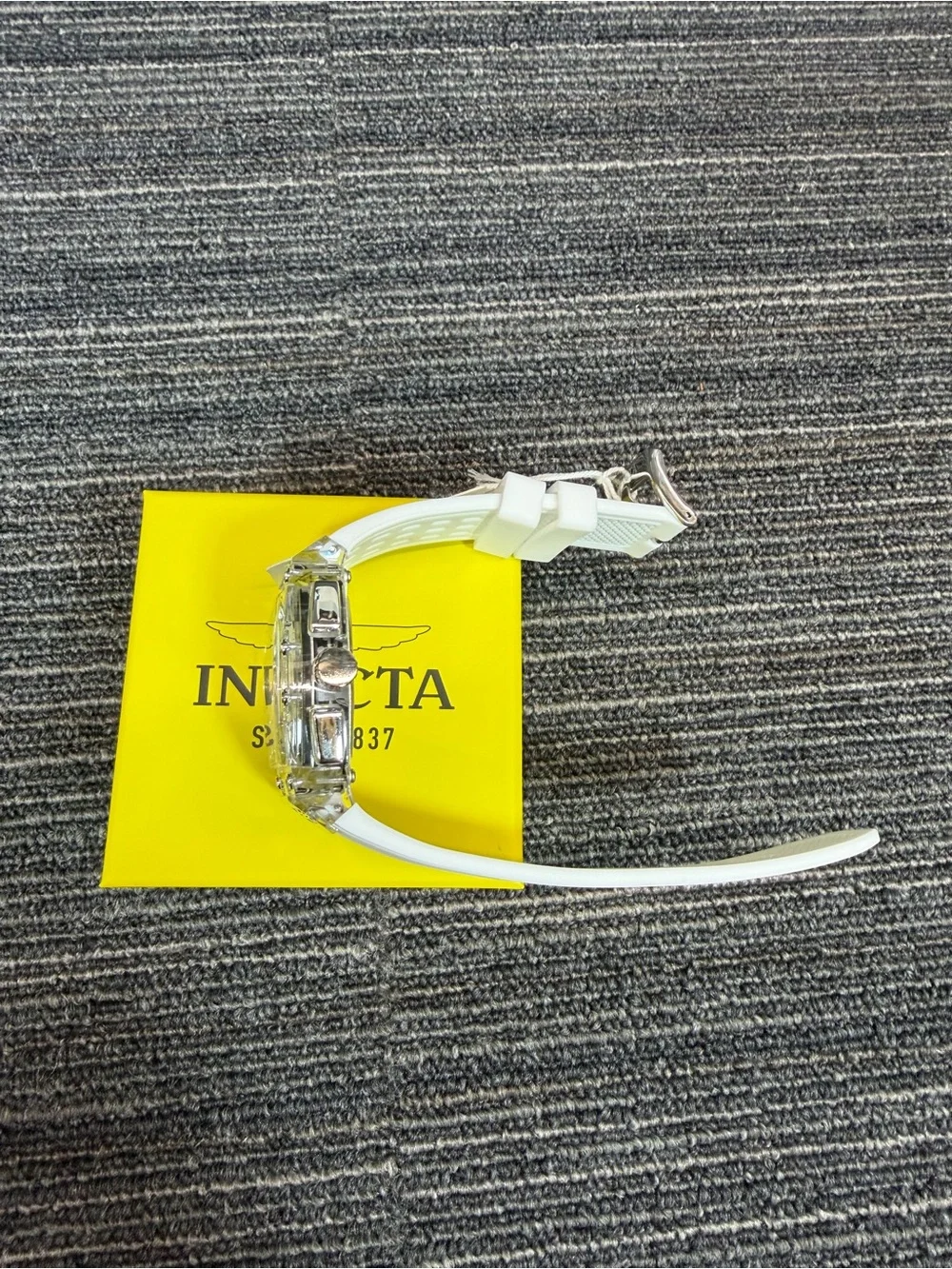 Invicta S1 Rally White Carbon Fiber Men’s  42mm Quartz Movement Watch New